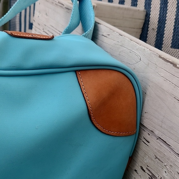 Jon Hart Backpack In Ocean Blue Coated Canvas-Size Large - Picture 7 of 12